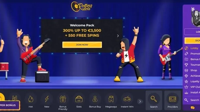 Rolling Slots im Kurzcheck